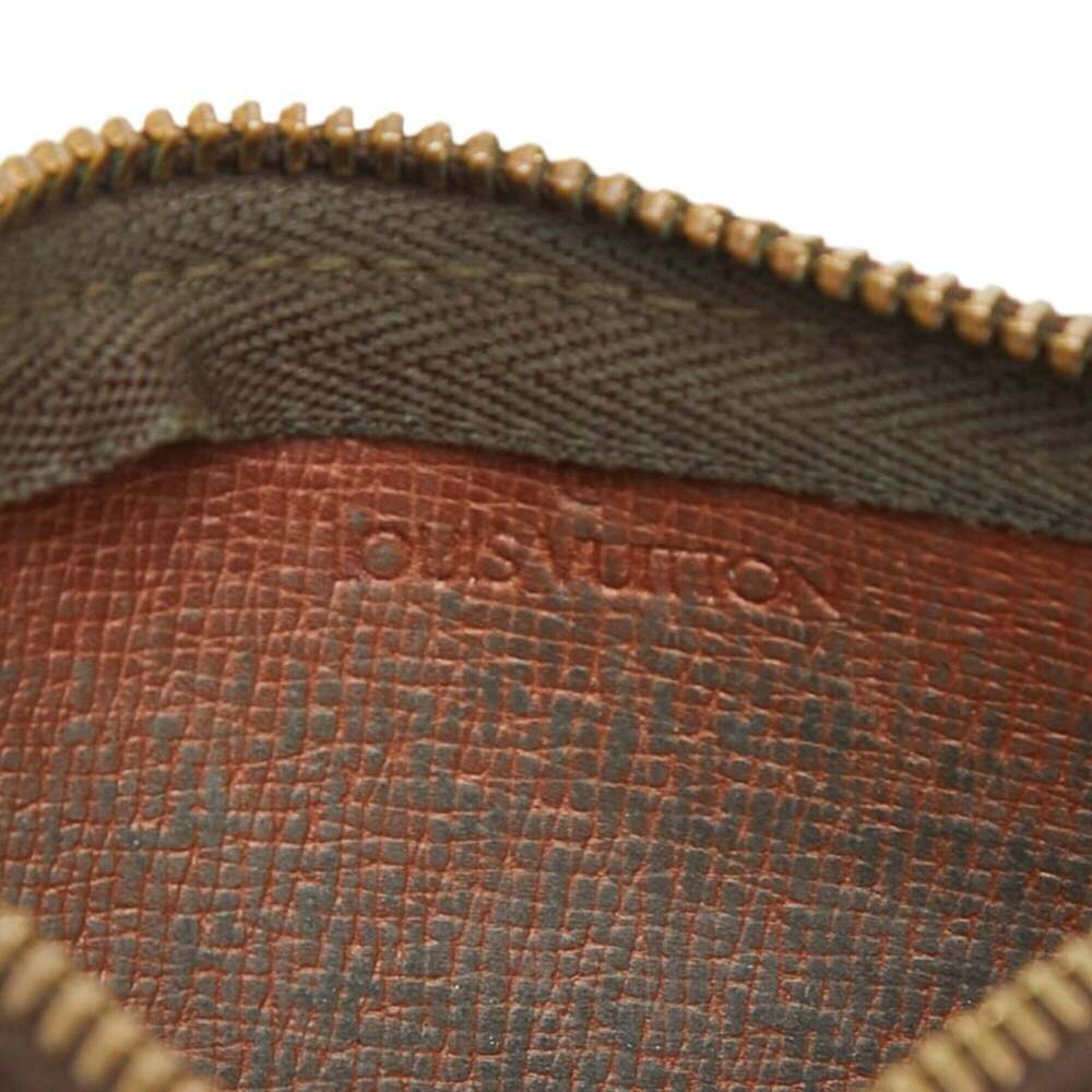 Louis Vuitton Monogram Pochette Clé Wallet/Coin Purse M62650 Brown Leather Wo... - Picture 7 of 9